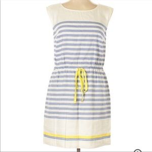 Loft Striped Linen Dress